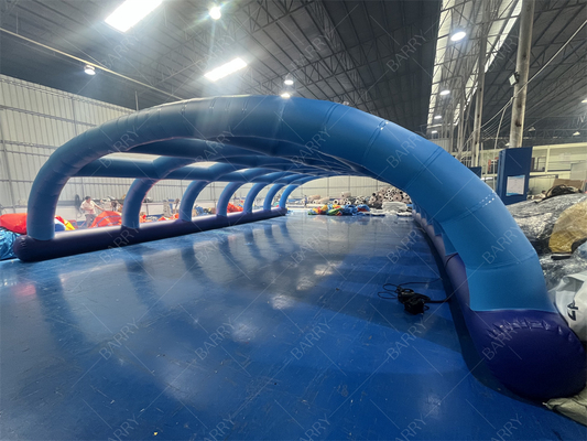 Evento Comercial Tenda de teto de cúpula de PVC Lavar carro abrigo Tenda inflável Cobertura Para a piscina de estrutura de metal
