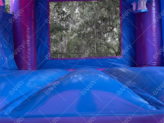 Escorregador de água inflável comercial Combo Bouncer Unicórnio Jumper Jumping Moon Castelos insufláveis ​​Bounce House