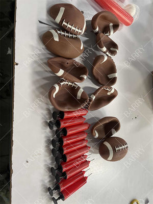 Jogo de Carnaval Inflável Portátil 6 em 1 Inclui Cesto de Basquete para Festas ao Ar Livre e Aluguel de Eventos para Jogos Internos