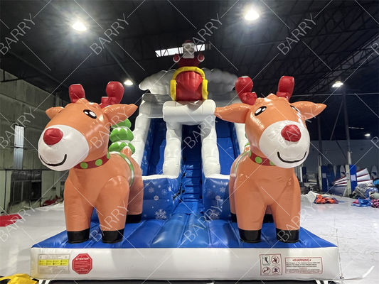 Escorrega insuflável comercial para crianças e adultos para o Natal