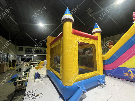 Cartoon Castelo Inflavel de PVC Fun Bounce House Para Parques Temáticos Ou Festas