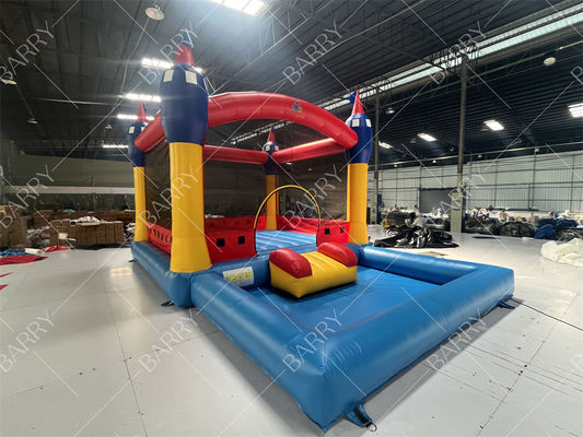Commercial Inflatable Jumping Castle Cartoon Combo Bounce House With Slide