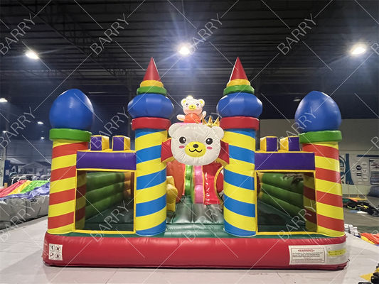 Commercial Circus Clown Inflatable Bounce House Colorful Indoor Outdoor Kids Playground Inflatable Castle