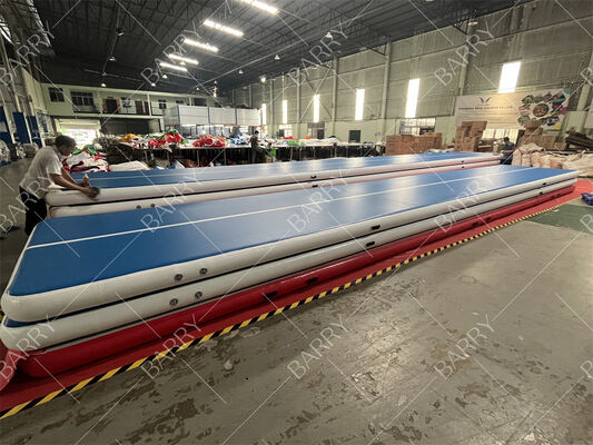 Air Mat Tumble Track Ginástica inflável Tumbling Mat 6.6ft 10ft 13ft 16ft 20ft 23ft 26ft Trem Mats 4/8 polegadas