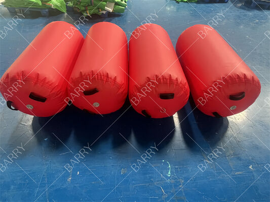 Gráfico de ginástica cilindro de balanço de barril de ar inflável com conjunto de bomba