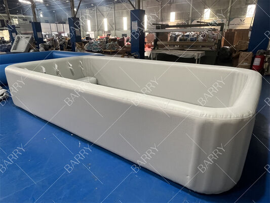 Piscina Inflável Grande Portátil Personalizada Comercial para Exterior, Tecido Drop Stitch DWF, Piscina para Crianças