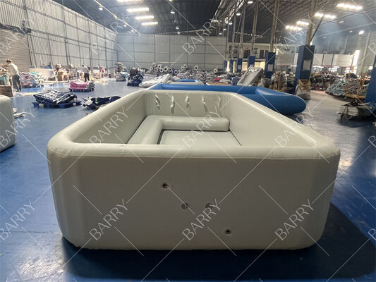 Piscina Inflável Grande Portátil Personalizada Comercial para Exterior, Tecido Drop Stitch DWF, Piscina para Crianças