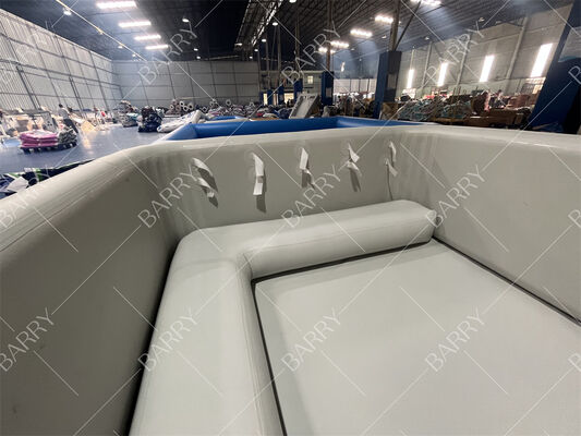 Piscina Inflável Grande Portátil Personalizada Comercial para Exterior, Tecido Drop Stitch DWF, Piscina para Crianças