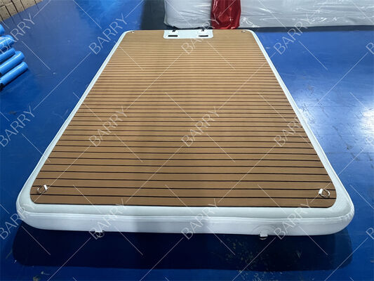 3x2x0.2m Floating Floating Water Jet Ski Dock Floats Platform With Ladder (Plataforma flutuante com escada)