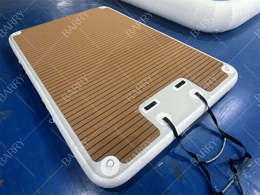 3x2x0.2m Floating Floating Water Jet Ski Dock Floats Platform With Ladder (Plataforma flutuante com escada)