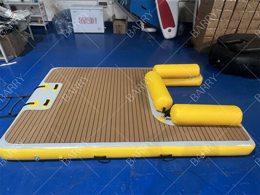 Drop Stitch Material Inflavel Floating Jet Ski Dock Inflaveis Custom Jetski & Seabob Docks