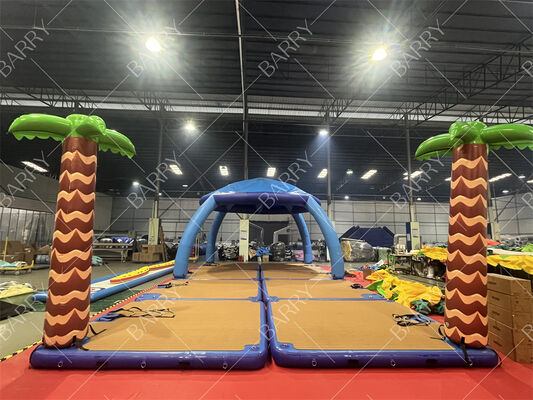 Plataformas Flutuantes Infláveis ​​Personalizadas com Tenda para Águas Oceânicas e Bananas Flutuantes na Água