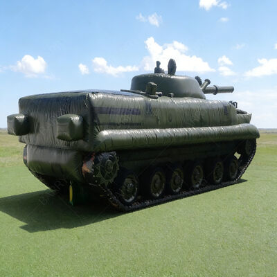 Tanque de Batalha Principal Feito Sob Medida Veículo Blindado Anfíbio Inflável Decoy