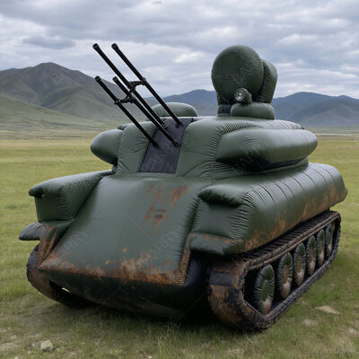 Tanque de Batalha Principal Feito Sob Medida Veículo Blindado Anfíbio Inflável Decoy