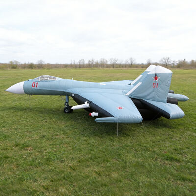 Modelo de evento Inflável Civil Business Jet Decoy Veículo de mísseis de defesa aérea