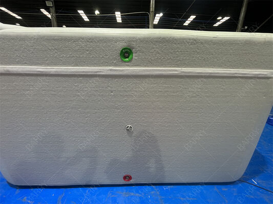 Fibra DWF inflável piscina inflável para crianças com tampa