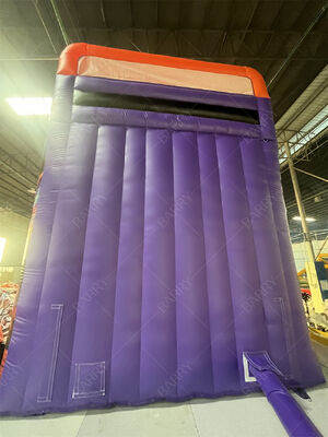 Escorregador Inflável Duplo de Grau Comercial com Piscina, Tema Neon/TikTok Moderno para Aluguel de Festas e Eventos Sistema de Brinquedos para Crianças