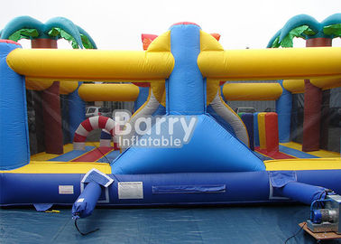 campo de jogos inflável material do equipamento do parque do PVC de 0.55m/praia exterior Playland inflável do feriado