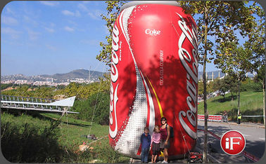 Garrafa inflável inflável durável da coca-cola dos produtos da propaganda/PVC