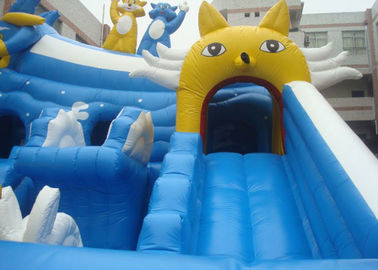 Castelo Bouncy de salto inflável das crianças enormes exteriores com corrediça