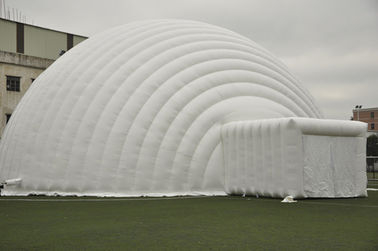 PVC inflável da prova da água da barraca da abóbada branca gigante do evento para a exposição