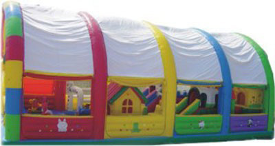 trampolim inflável exterior do parque de diversões de encerado do PVC de 0.55mm