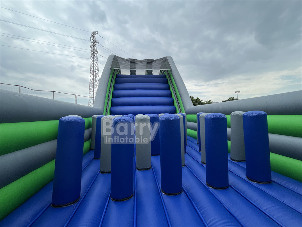 Crianças Adultos Obstáculos Curso Esportes Jogos Temáticos Insano 5k Destino Inflável Divertida Linha de chegada 33m Giant Water Slide