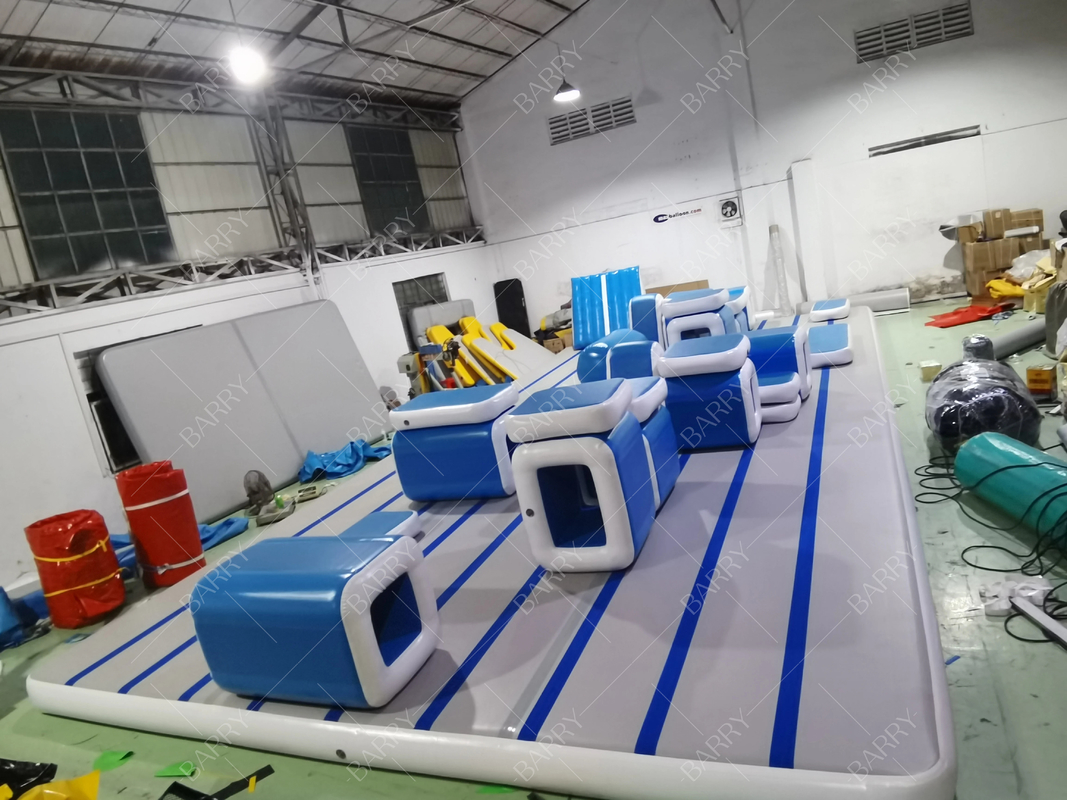 Airtrack inflável Tapete de ginástica para ginástica Ninja Warrior Curso de obstáculos Parkour Air Track
