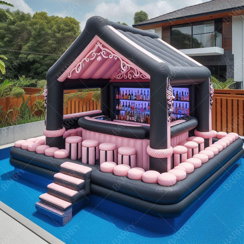 Backyard Ultimate Party Spot Pool Bar Inflable Para Festas Privadas Bar Inflable Para Backyard