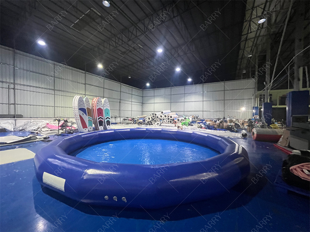Redondo Pequeno Azul Grande Diversão Verão Crianças Piscina Inflavel Para Paddle Boats Bolas de Água
