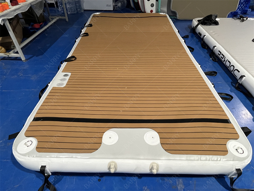 Pontoão de água inflável plataforma de doca flutuante para iates de jet ski