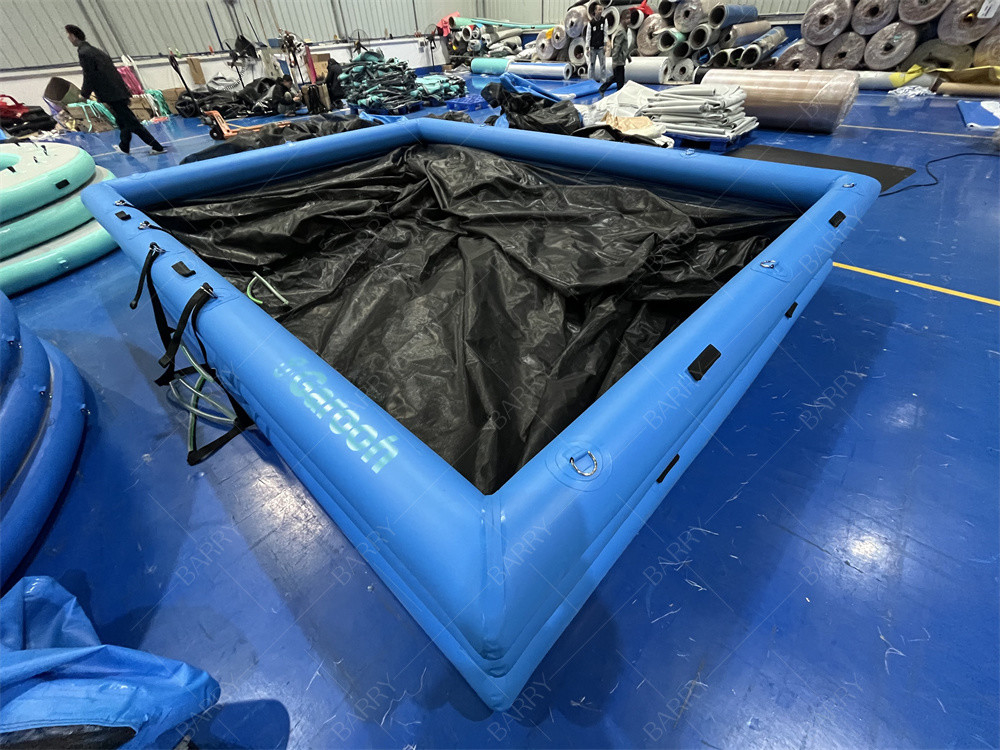 Piscina inflável para iates Anti-medusas Piscina flutuante inflável Oceano Piscina de mar Piscina com rede para iates