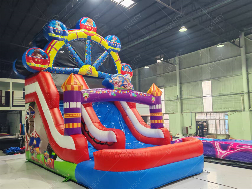 Escorregador inflável Roda-Gigante Tema Coringa 6x4M Cor Personalizada