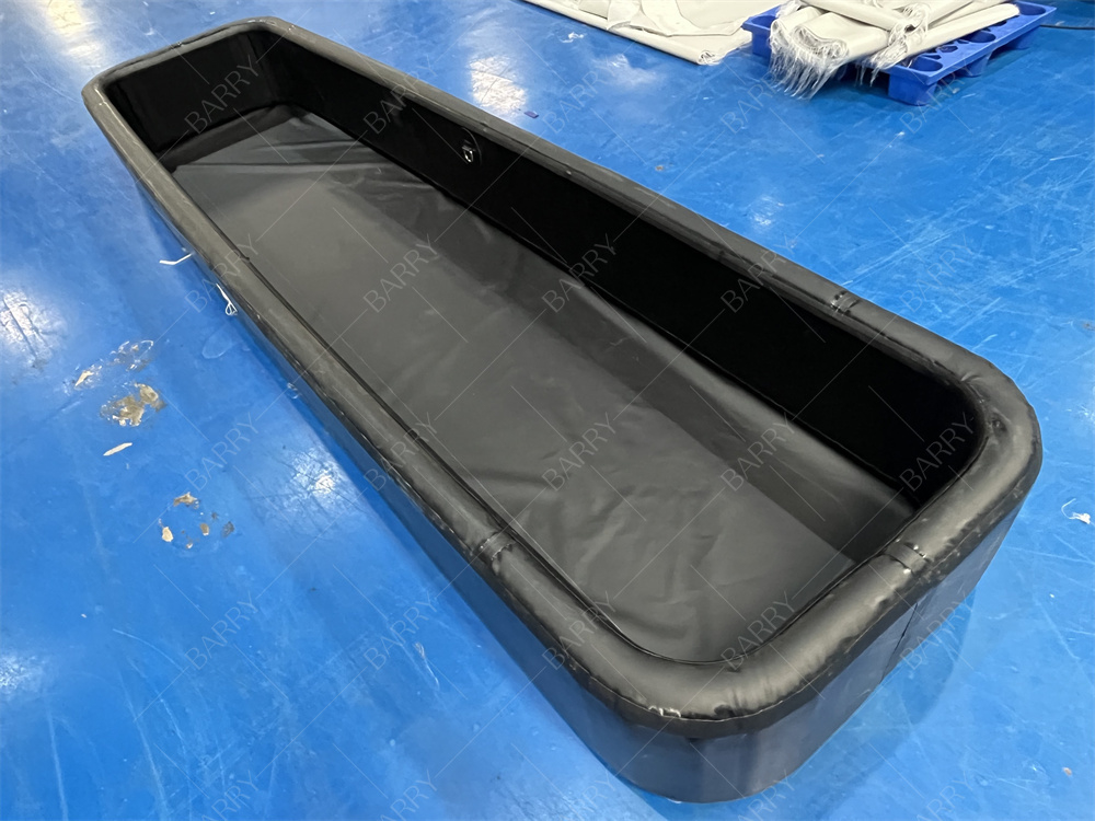 Piscina Retangular Inflável Drop Stitch Múltipla Tecnologia de Ar Piscina Inflável Externa Personalização