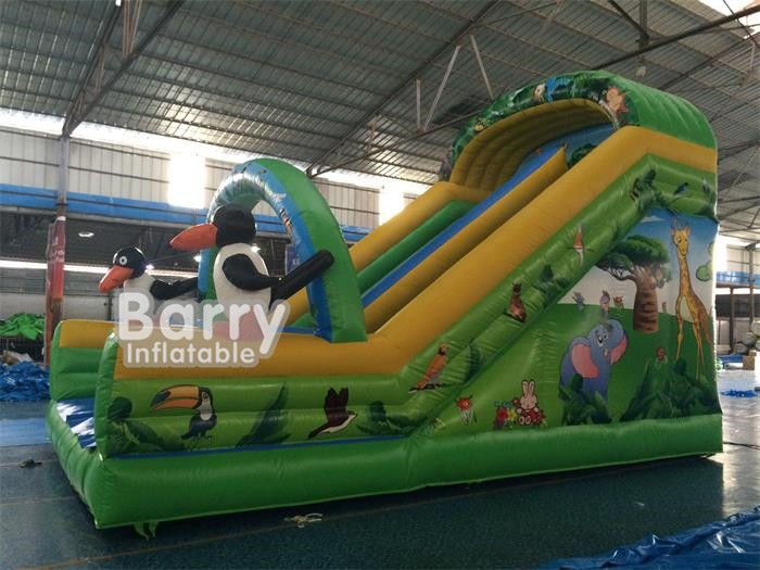 Corrediça de flutuação inflável do parque da água da corrediça de água 7*4*5m do tema do sequaz dos desenhos animados para crianças