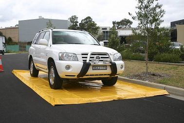A almofada portátil comercial do carro da esteira inflável econômica da lavagem de carros fácil limpa