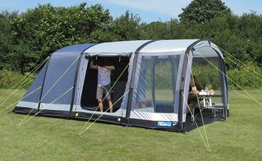 Prova de acampamento da água da barraca inflável portátil enorme do ar com o ventilador do CE/UL