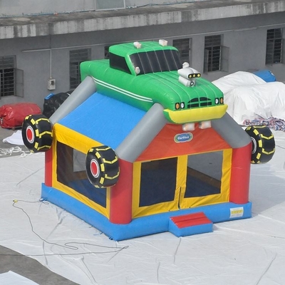 Arrendamento de salto do castelo do projeto inflável exterior comercial do carro da casa do leão-de-chácara