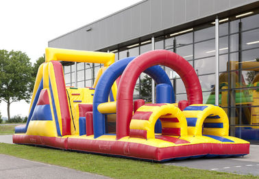 Castelos Bouncy infláveis populares do curso de obstáculo do divertimento que excitam