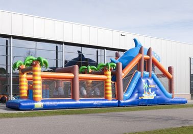 Aventura impermeável curso inflável corrido 17.5*3.8*5m de Obstcale