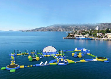 Equipamento exterior do parque da água das ondas de água, parque de flutuação inflável da água