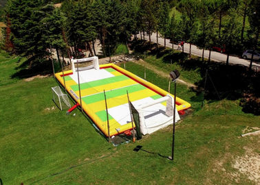 Campo de futebol exterior de 12 x de 2 x de 6m/passo de futebol infláveis com bomba de ar