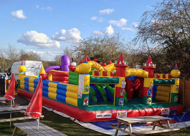 Castelo Bouncy inflável exterior com corrediça, castelo Bouncy adulto comercial do CE