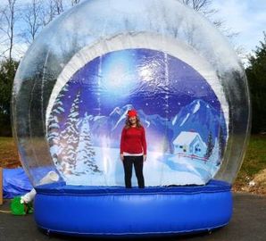Aprovação de anúncio gigante bonita transparente exterior do CE do globo da neve de Inflatables