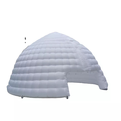 Barraca inflável branca personalizada para eventos com cúpula grande iglu inflável para festas