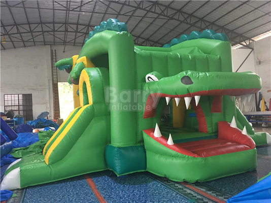 Salto combinado e corrediça do castelo da lua do partido da corrediça inflável comercial do PVC