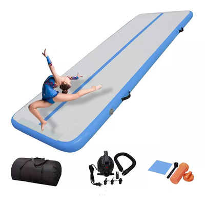 DWF+1.2mm Plato Inflatable Air Tumbling Track para a esteira da queda da ginástica