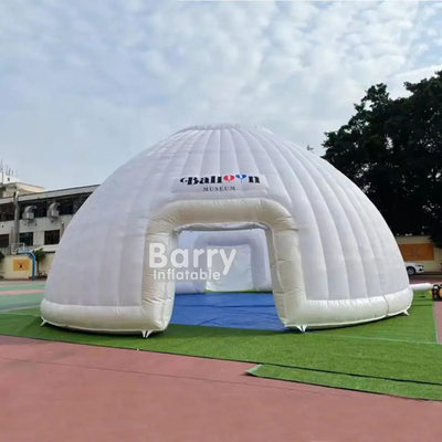Barraca 5m inflável portátil do iglu da abóbada exterior para o partido do evento