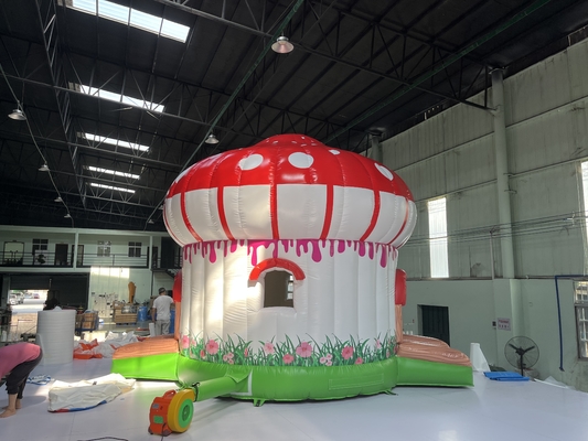 da casa inflável do salto do castelo do diâmetro de 5m cogumelo alugado de salto comercial