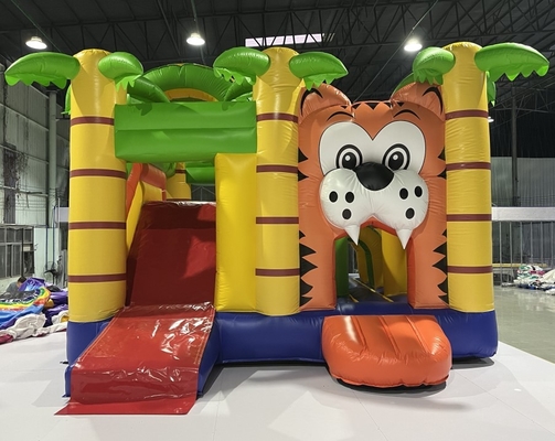 Casa de salto inflável Lion Design dos castelos Bouncy infláveis de encerado do PVC